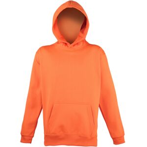 Sweat à Capuche Orange Électrique - Unisexe Enfants 12-13 Sweat à Capuche Orange Électrique - Unisexe Enfants 12-13