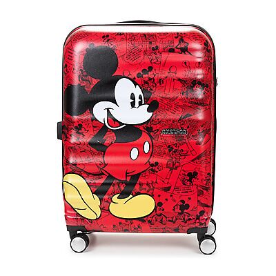 Valise American Tourister WAVEBREAKER DISNEY COMICS Mickey TSA 67/24 Rouge Unique Dames Valise American Tourister WAVEBREAKER DISNEY COMICS Mickey TSA 67/24 Rouge Unique Dames
