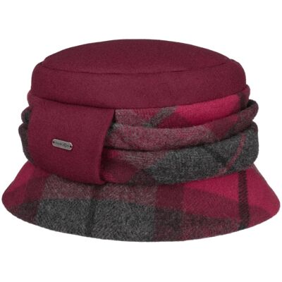Chapeau Agnes à Carreaux by McBURN bordeaux One Size Chapeau Agnes à Carreaux by McBURN bordeaux One Size