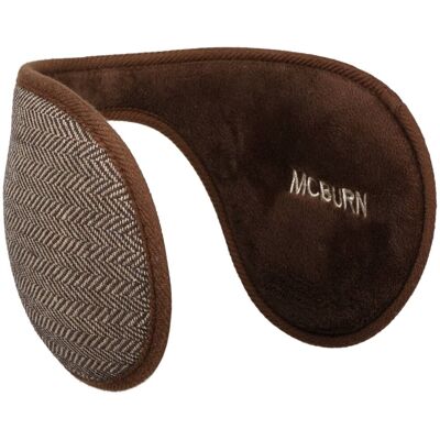 Oreillettes Herringbone by McBURN marron foncé One Size Oreillettes Herringbone by McBURN marron foncé One Size