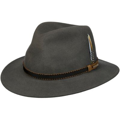 Chapeau Valrico VitaFelt by Stetson gris M (56-57 cm) Chapeau Valrico VitaFelt by Stetson gris M (56-57 cm)