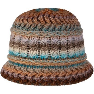 Bonnet Alesund Tricot pour Elle by Lierys marron-bleu One Size Bonnet Alesund Tricot pour Elle by Lierys marron-bleu One Size
