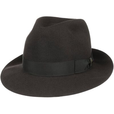 Chapeau 50 Grammes pour Homme by Borsalino marron foncé 58 cm Chapeau 50 Grammes pour Homme by Borsalino marron foncé 58 cm