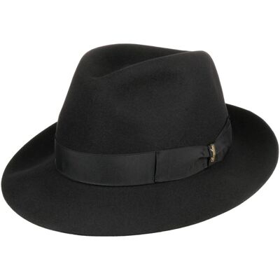 Chapeau 50 Grammes pour Homme by Borsalino noir-noir 58 cm Chapeau 50 Grammes pour Homme by Borsalino noir-noir 58 cm