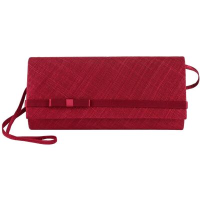 Sac à Main Sinamay Clutch by Seeberger rouge foncé Sac à Main Sinamay Clutch by Seeberger rouge foncé