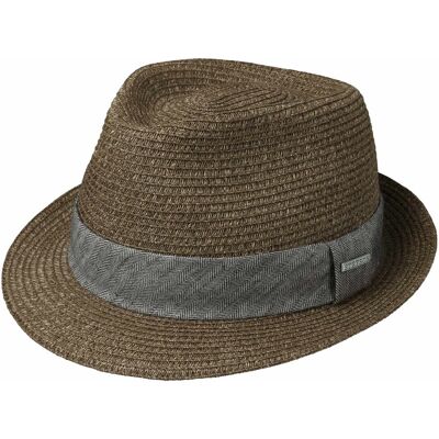 Chapeau Reidton Toyo Trilby by Stetson marron XXL (62-63 cm) Chapeau Reidton Toyo Trilby by Stetson marron XXL (62-63 cm)