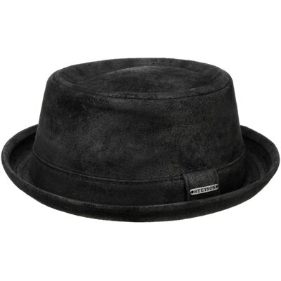 Chapeau Pennsylvania Pigskin by Stetson noir L (58-59 cm) Chapeau Pennsylvania Pigskin by Stetson noir L (58-59 cm)