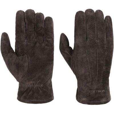 Gants en Cuir Basic Pigskin by Stetson marron foncé 10 HS Gants en Cuir Basic Pigskin by Stetson marron foncé 10 HS