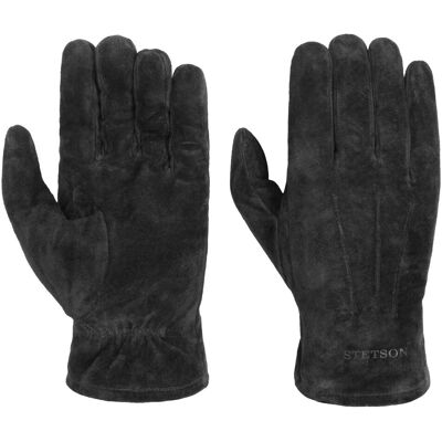 Gants en Cuir Basic Pigskin by Stetson noir 8 HS Gants en Cuir Basic Pigskin by Stetson noir 8 HS