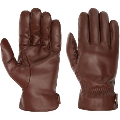 Gants en Cuir Conductive by Stetson marron 9 HS Gants en Cuir Conductive by Stetson marron 9 HS