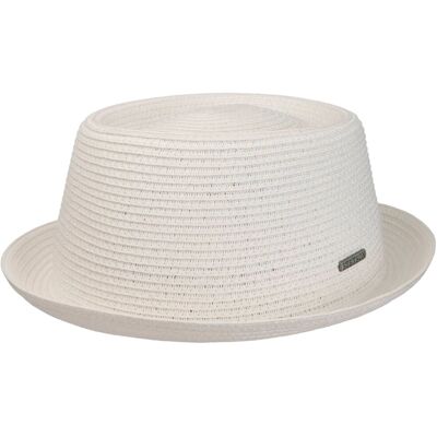 Chapeau Dawson Pork Pie by Stetson blanc XL (60-61 cm) Chapeau Dawson Pork Pie by Stetson blanc XL (60-61 cm)