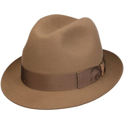 Chapeau Feutre de Poil Marengo Trilby by Borsalino beige 56 cm Chapeau Feutre de Poil Marengo Trilby by Borsalino beige 56 cm
