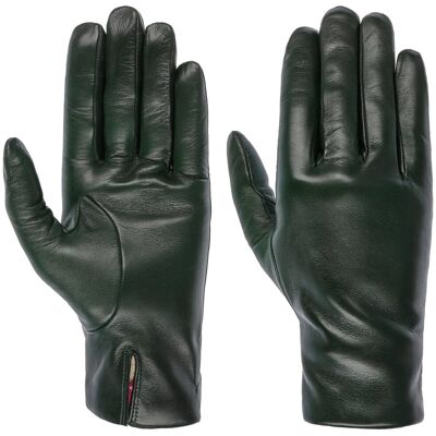 Gants pour Femme en Cuir Nappa by Caridei vert foncé 8 1/2 HS Gants pour Femme en Cuir Nappa by Caridei vert foncé 8 1/2 HS