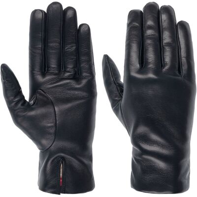 Gants pour Femme en Cuir Nappa by Caridei bleu foncé 7 HS Gants pour Femme en Cuir Nappa by Caridei bleu foncé 7 HS