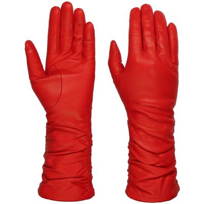 Gants en Cuir pour Femme Long Shaft by Caridei rouge 8 1/2 HS Gants en Cuir pour Femme Long Shaft by Caridei rouge 8 1/2 HS