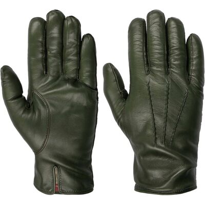 Gants pour Homme en Cuir Nappa by Caridei olive 10 HS Gants pour Homme en Cuir Nappa by Caridei olive 10 HS