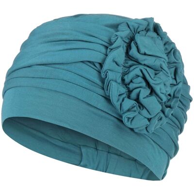 Turban Lotus-Uni Bamboo by Christine Headwear pétrole One Size Turban Lotus-Uni Bamboo by Christine Headwear pétrole One Size