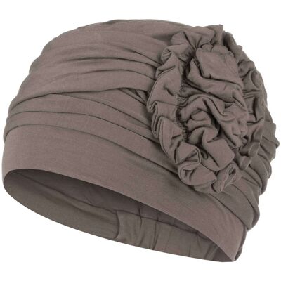 Turban Lotus-Uni Bamboo by Christine Headwear taupe One Size Turban Lotus-Uni Bamboo by Christine Headwear taupe One Size