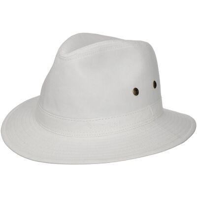 Chapeau Organic Cotton Traveller by Stetson blanc S (54-55 cm) Chapeau Organic Cotton Traveller by Stetson blanc S (54-55 cm)