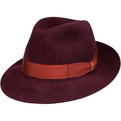Chapeau Alessandria Superior by Borsalino bordeaux 58 cm Chapeau Alessandria Superior by Borsalino bordeaux 58 cm