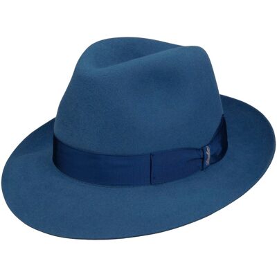 Chapeau Alessandria Superior by Borsalino bleu-moucheté 62 cm Chapeau Alessandria Superior by Borsalino bleu-moucheté 62 cm