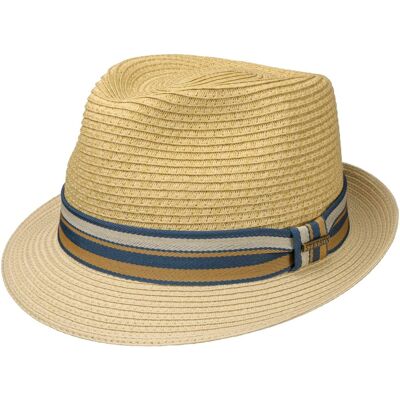 Chapeau en Paille Licano Toyo Trilby by Stetson beige XXL (62-63 cm) Chapeau en Paille Licano Toyo Trilby by Stetson beige XXL (62-63 cm)