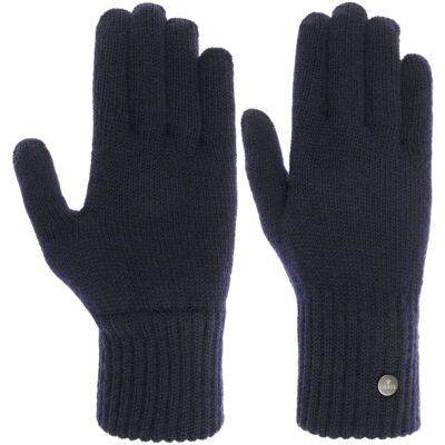 Gants pour Homme Merino by Lierys bleu foncé S/M Gants pour Homme Merino by Lierys bleu foncé S/M