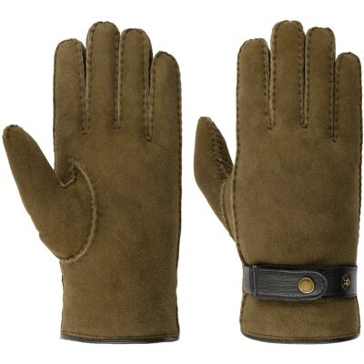 Gants Deerskin Lambswool by Stetson olive 8 1/2 HS Gants Deerskin Lambswool by Stetson olive 8 1/2 HS