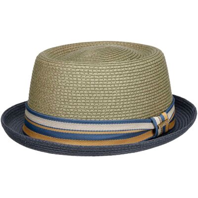 Chapeau en Paille Licano Toyo Pork Pie by Stetson bleu foncé S (54-55 cm) Chapeau en Paille Licano Toyo Pork Pie by Stetson bleu foncé S (54-55 cm)