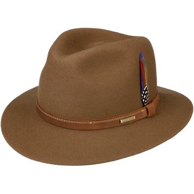 Chapeau en Feutre Mahomes Traveller by Stetson marron S (54-55 cm) Chapeau en Feutre Mahomes Traveller by Stetson marron S (54-55 cm)
