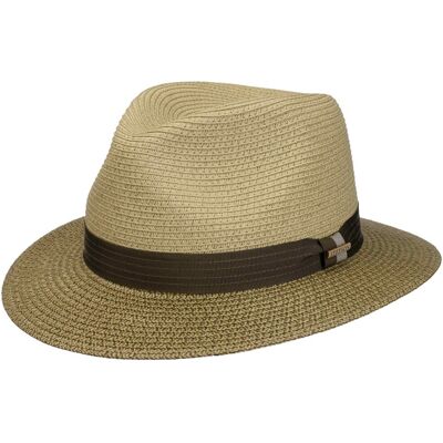 Chapeau en Viscose Twotone Traveller by Stetson beige-marron XXL (62-63 cm) Chapeau en Viscose Twotone Traveller by Stetson beige-marron XXL (62-63 cm)