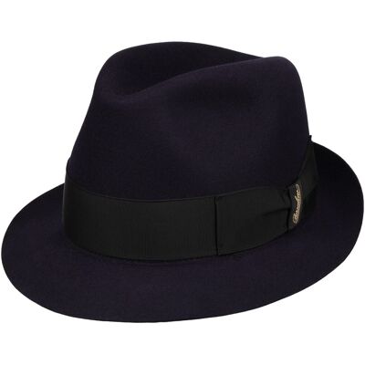 Chapeau en Feutre Nilo Premium by Borsalino bleu foncé 59 cm Chapeau en Feutre Nilo Premium by Borsalino bleu foncé 59 cm