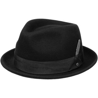 Chapeau en Laine Vencaster Player by Stetson noir XL (60-61 cm) Chapeau en Laine Vencaster Player by Stetson noir XL (60-61 cm)