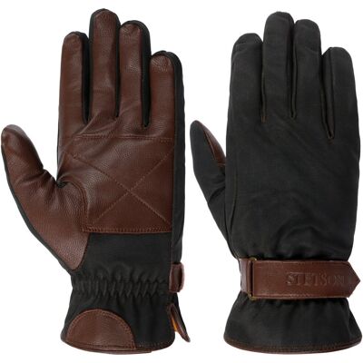 Gants en Cuir Souple Twotone Goat by Stetson marron foncé 9 HS Gants en Cuir Souple Twotone Goat by Stetson marron foncé 9 HS
