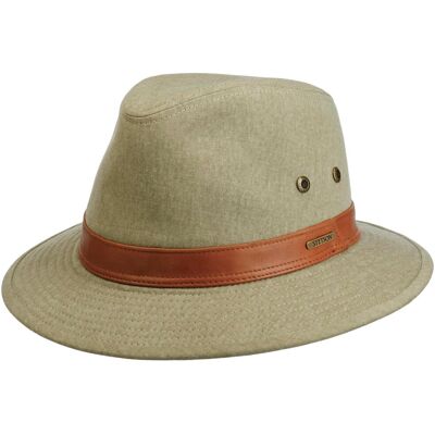 Chapeau Outdoor Cotton Traveller by Stetson olive clair XL (60-61 cm) Chapeau Outdoor Cotton Traveller by Stetson olive clair XL (60-61 cm)