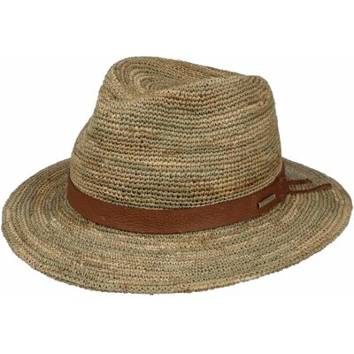 Chapeau en Zostère Crochet Traveller by Stetson nature L (58-59 cm) Chapeau en Zostère Crochet Traveller by Stetson nature L (58-59 cm)
