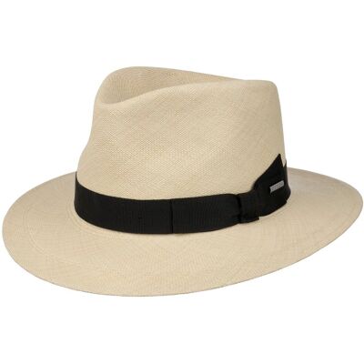 Chapeau Panama Hillcrest Traveller by Stetson nature 54 cm Chapeau Panama Hillcrest Traveller by Stetson nature 54 cm