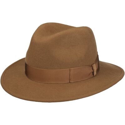 Chapeau en Laine Piemonte Traveller by Borsalino châtain 58 cm Chapeau en Laine Piemonte Traveller by Borsalino châtain 58 cm
