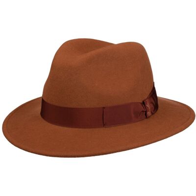 Chapeau en Laine Piemonte Traveller by Borsalino rouille 58 cm Chapeau en Laine Piemonte Traveller by Borsalino rouille 58 cm