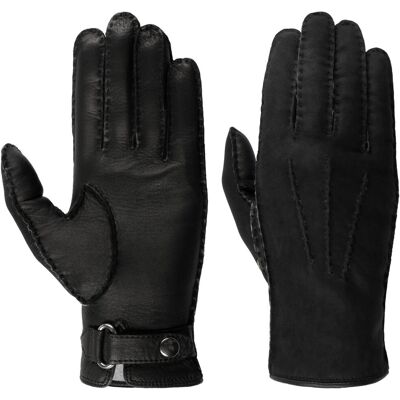 Gants pour Femme Merino Deer by Caridei noir 8 HS Gants pour Femme Merino Deer by Caridei noir 8 HS