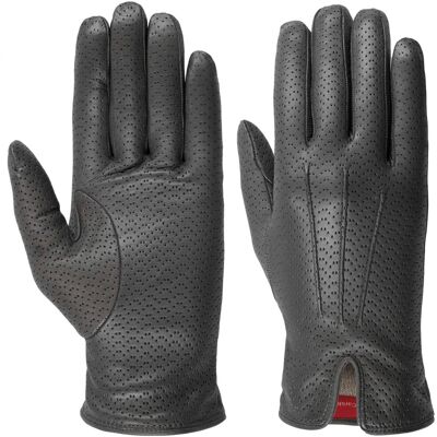Gants pour Femme Perforated Nappa by Caridei gris foncé 8 HS Gants pour Femme Perforated Nappa by Caridei gris foncé 8 HS