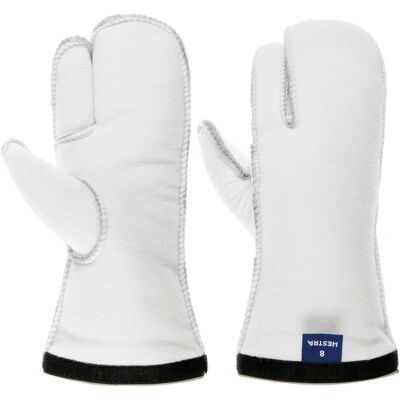 Sous-gants Heli Ski Liner 3-Finger by Hestra blanc crème 11 HS Sous-gants Heli Ski Liner 3-Finger by Hestra blanc crème 11 HS