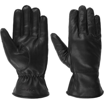 Gants en Cuir Cowskin by Stetson noir 9 HS Gants en Cuir Cowskin by Stetson noir 9 HS