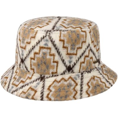 Chapeau en Tissu Navajo Bucket Jersey by Stetson blanc crème S (54-55 cm) Chapeau en Tissu Navajo Bucket Jersey by Stetson blanc crème S (54-55 cm)