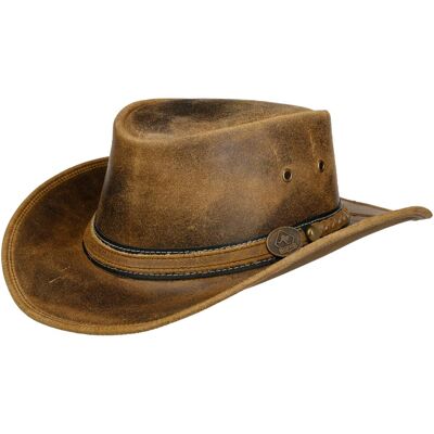 Chapeau Western Irving Cowhide by Scippis marron S (54-55 cm) Chapeau Western Irving Cowhide by Scippis marron S (54-55 cm)