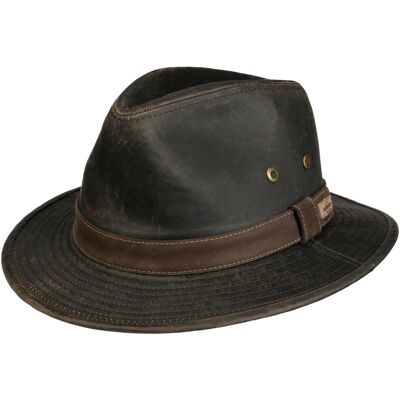 Chapeau en Tissu Sri Lanka Traveller by Stetson marron foncé L (58-59 cm) Chapeau en Tissu Sri Lanka Traveller by Stetson marron foncé L (58-59 cm)