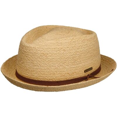 Chapeau de Paille de Raphia Uni Diamond by Stetson nature M (56-57 cm) Chapeau de Paille de Raphia Uni Diamond by Stetson nature M (56-57 cm)
