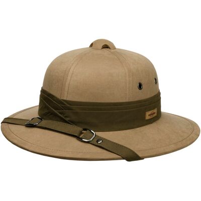 Casque Colonial Waxed Cotton by Stetson khaki L (58-59 cm) Casque Colonial Waxed Cotton by Stetson khaki L (58-59 cm)