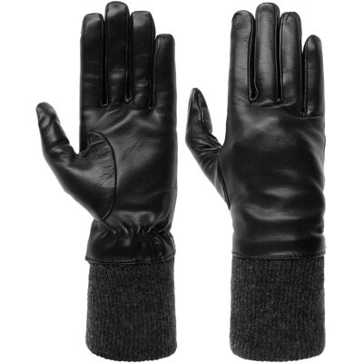 Gants en Cuir avec Cachemire Canvalo by Caridei noir 6 1/2 HS Gants en Cuir avec Cachemire Canvalo by Caridei noir 6 1/2 HS
