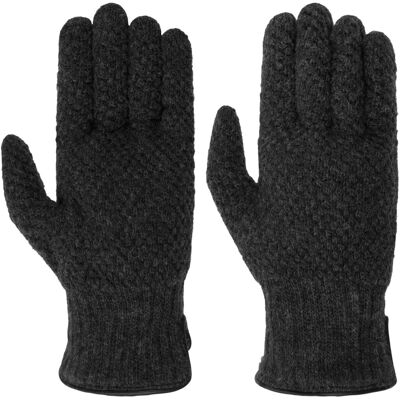Gants en Tricot Lambswool by Caridei anthracite One Size Gants en Tricot Lambswool by Caridei anthracite One Size